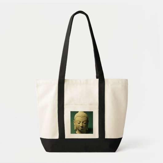 Hoofd van de Boeddha, Sarnath (zandsteen) Tote Bag (Voorkant)