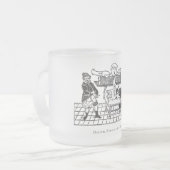 Hoofd van de BRas Matglas Koffiemok (Voorkant links)