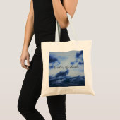 Hoofd van de canvas tas die de wolken koopt (Voorkant (product))
