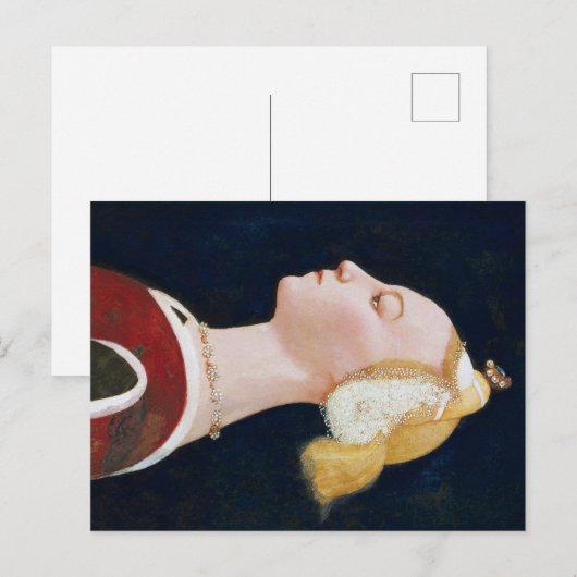 Hoofd van de Castello Natitivity Portret van een d Briefkaart (Voorkant / Achterkant)