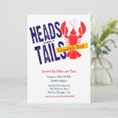 Hoofd van de centrale van Tails Crawfish Boil Kaart (Staand voorkant)