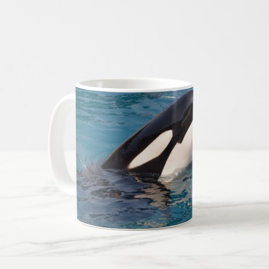 Hoofd van de dodelijke walvis koffiemok (Voorkant links)