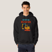 Hoofd van de Excavator van de Bouwer bouwstenen Ki Hoodie (Voorkant volledig)