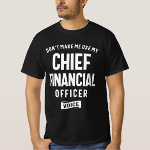 Hoofd van de financiële administratie t-shirt