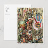 Hoofd van de gemeente Loango Briefkaart (Voorkant / Achterkant)