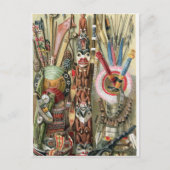 Hoofd van de gemeente Loango Briefkaart (Voorkant)