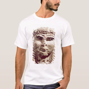 Hoofd van de godin Ishtar, uit Amman, Jordanië T-shirt