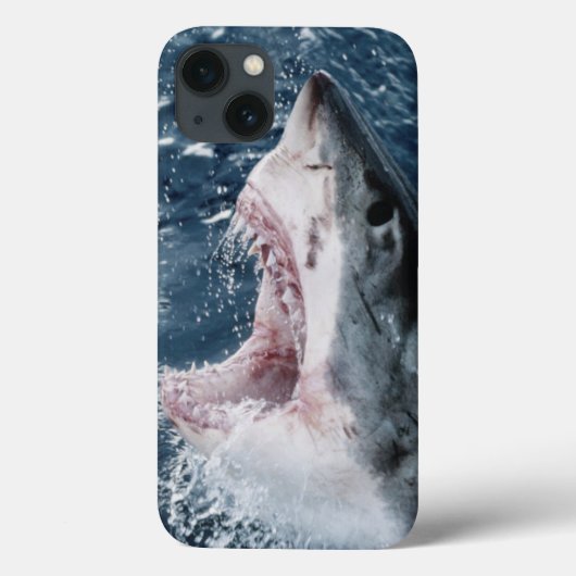 Hoofd van de grote witte haai Case-Mate iPhone case (Achterkant)