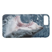 Hoofd van de grote witte haai Case-Mate iPhone case (Achterkant (Horizontaal))