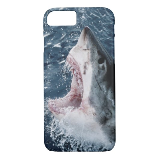 Hoofd van de grote witte haai Case-Mate iPhone case (Achterkant)