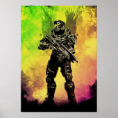 Hoofd van de Halo Poster (Voorkant)