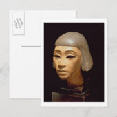 Hoofd van de Harpist, van Tell El-Amarna, c.1370-1 Briefkaart (Voorkant / Achterkant)