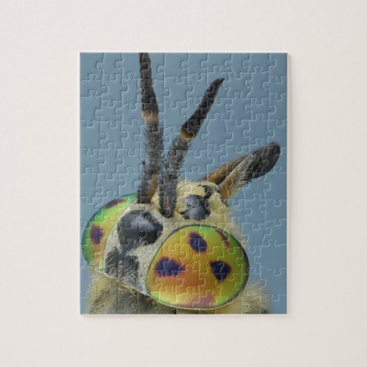 Hoofd van de hertenvlieg legpuzzel (Verticaal)