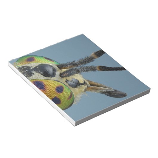 Hoofd van de hertenvlieg notitieblok (Schuin)