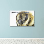 Hoofd van de honingbij canvas afdruk (Insitu (Houten vloer))