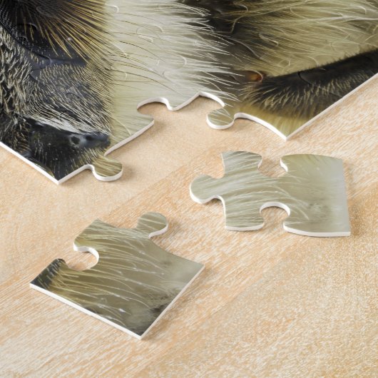 Hoofd van de honingbij legpuzzel (Zijkant)