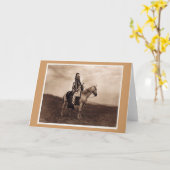  hoofd van de Indiase oorlog Kaart (Gele Bloem)