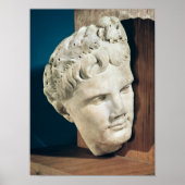 Hoofd van de keizer Augustus 27-17 BC Poster (Voorkant)