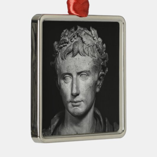 Hoofd van de keizer Augustus Metalen Ornament (Rechts)