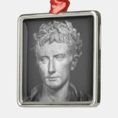 Hoofd van de keizer Augustus Metalen Ornament (Links)