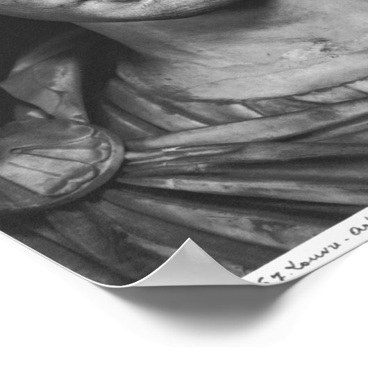 Hoofd van de keizer Augustus Poster (Hoek)