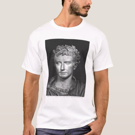 Hoofd van de keizer Augustus T-shirt (Voorkant)