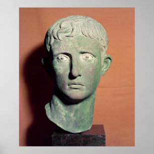 Hoofd van de keizer met volledige lengte poster