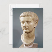 Hoofd van de keizer Tiberius Briefkaart (Voorkant / Achterkant)