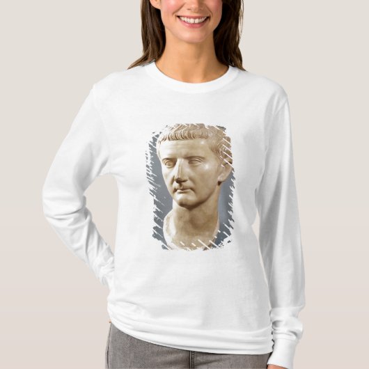 Hoofd van de keizer Tiberius T-shirt (Voorkant)