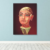 Hoofd van de kinderkoning die in opkomst is canvas afdruk (Insitu (Houten vloer))