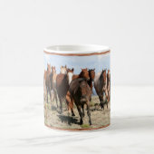 Hoofd van de kudde van paarden koffiemok (Center)