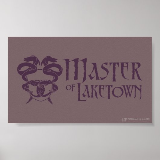 Hoofd van de Laketown Poster (Voorkant)