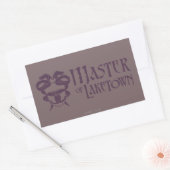 Hoofd van de Laketown Rechthoekige Sticker (Envelop)