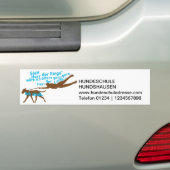 Hoofd van de lijn bumpersticker (Op auto)