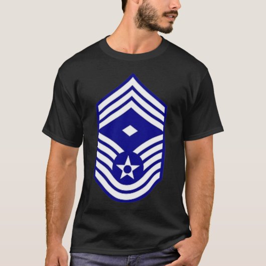 Hoofd van de luchtmacht Sergeant Militaire Veteraa T-shirt (Voorkant)