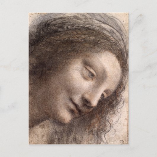 Hoofd van de Maagd Briefkaart (Voorkant)