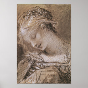 Hoofd van de Maagd Poster