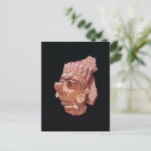 Hoofd van de Maismaisgod, Oaxaca, c.500 AD Briefkaart (Staand voorkant)