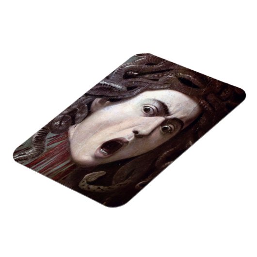 Hoofd van de Medusa van Michelangelo Caravaggio Magneet (Linkerzijde)