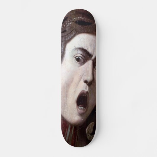 Hoofd van de Medusa van Michelangelo Caravaggio Skateboard (Voorkant)