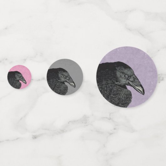 Hoofd van de Paarse grijze roze afbeelding van de  Confetti (Voorkanten)