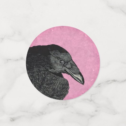 Hoofd van de Paarse grijze roze afbeelding van de  Confetti (Kleine voorkant)