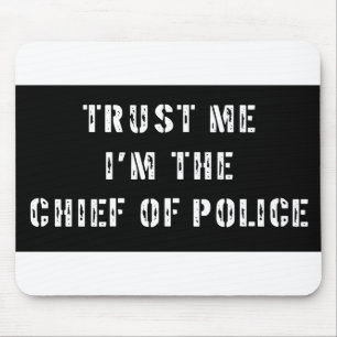 Hoofd van de politie muismat