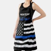 Hoofd van de politie Thin Blue Line Grill Schort (Insitu)