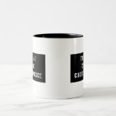 Hoofd van de politie tweekleurige koffiemok (Center)