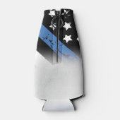 Hoofd van de politiële Pensioenpartij Thin Blue Li Flesjeskoeler (Achterkant)