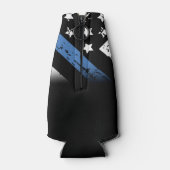 Hoofd van de politiële Pensioenpartij Thin Blue Li Flesjeskoeler (Achterkant)