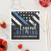 Hoofd van de politiële Pensioenpartij Thin Blue Li Servet (Insitu)