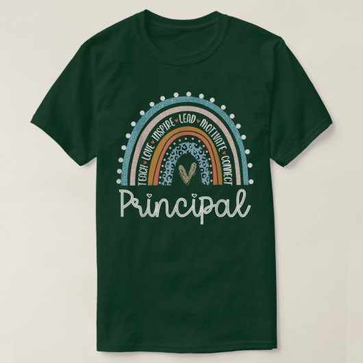 Hoofd van de regenbui van de leopard t-shirt (Design voorkant)