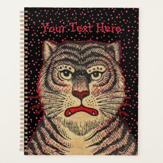 Hoofd van de Rode Stippen van de Aziatische tijger Planner (Voorkant)